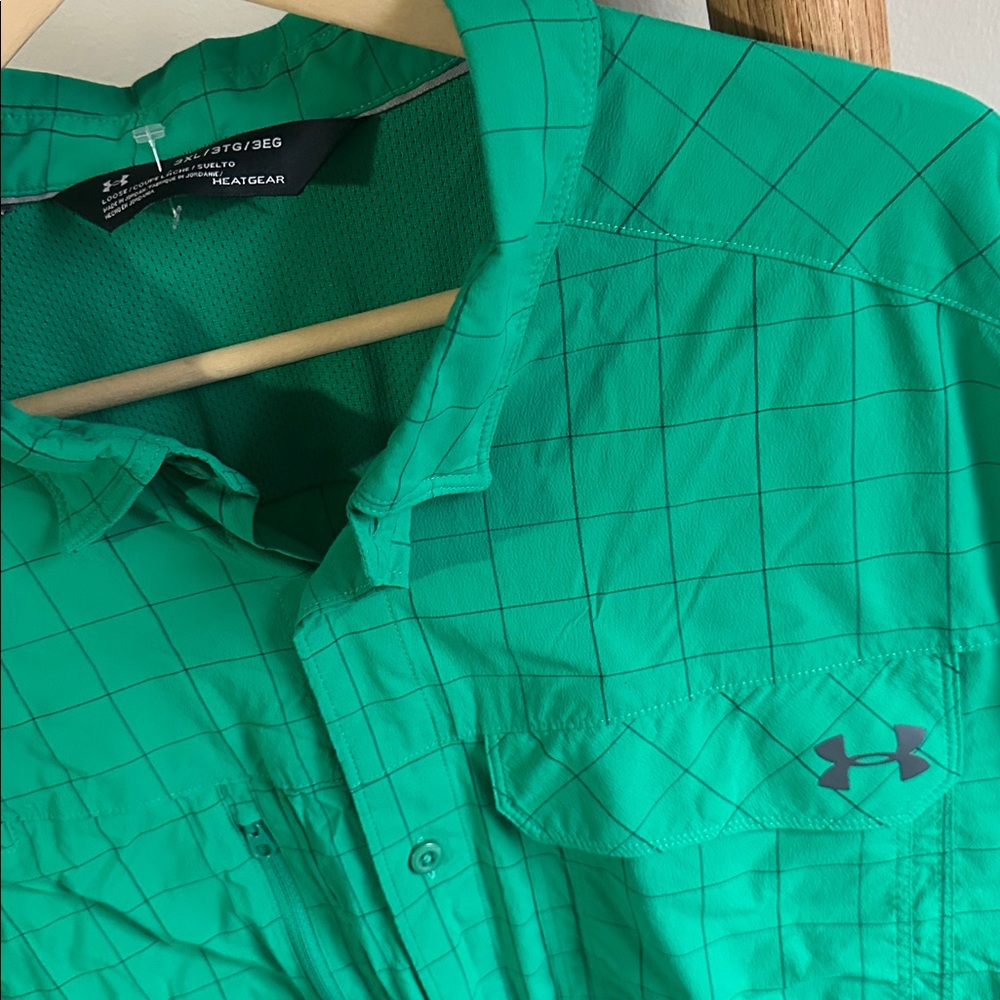 Nwot Under Armour Performance Button Down Long Sl… - image 3
